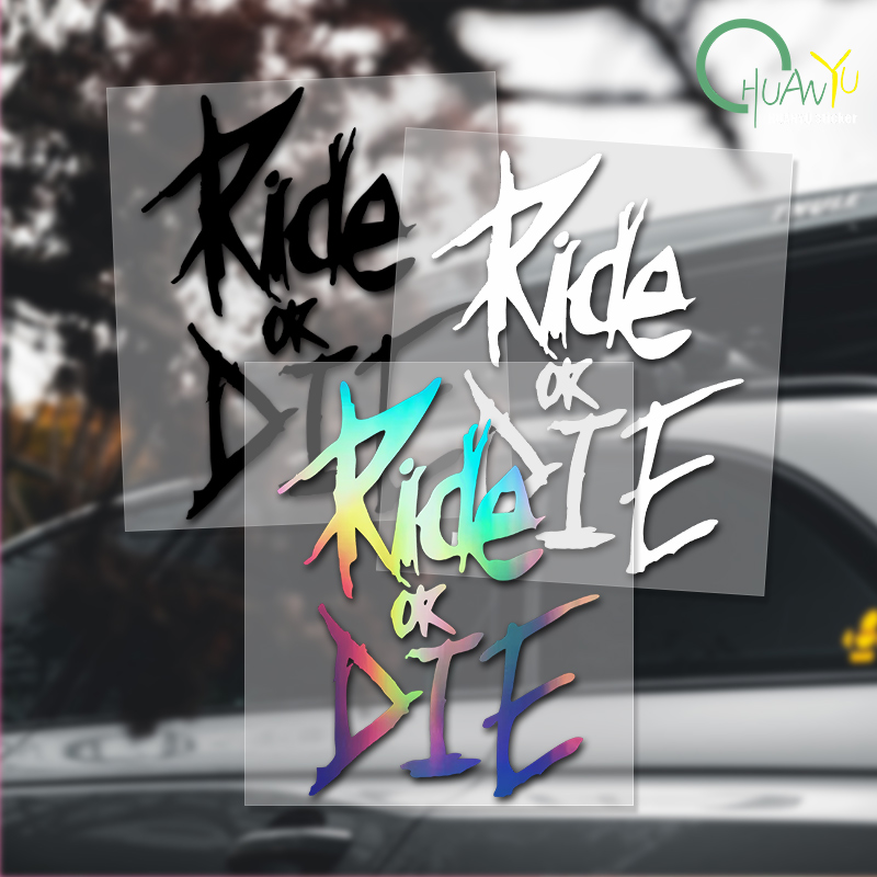 Motorcycle Gear Youtube - Bike Frame Stickers Ride or Die