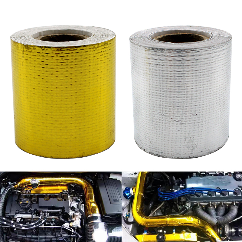 1m 5m 10m Gold Car Motorcycle  - Exhaust Wrap Titanium review and price