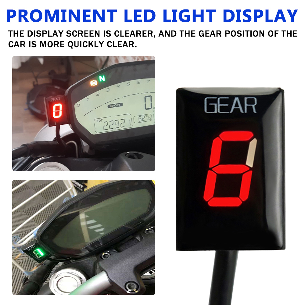 EFI Motorcycle 1-6 Level Speed - Gear Indicator Display review and price