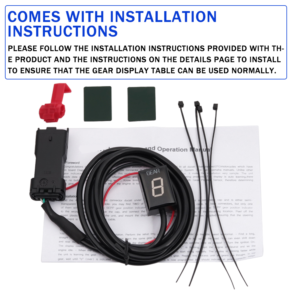 EFI Motorcycle 1-6 Level Speed - Gear Indicator Display review and price