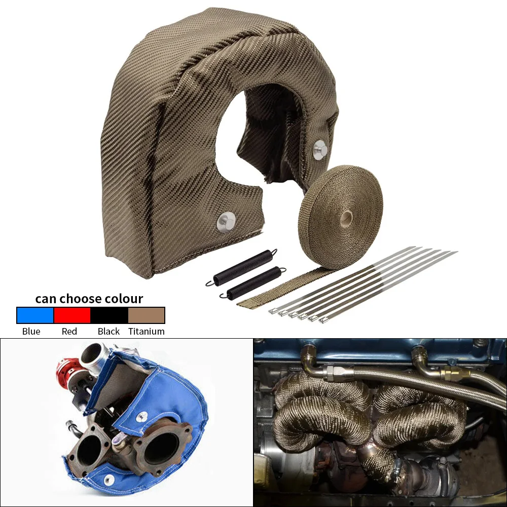 T25 T3 T4 T6 Racing Turbo Heat - Exhaust Wrap Titanium review and price
