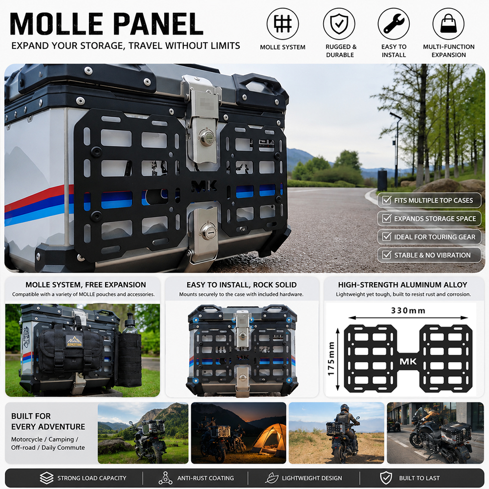 Motorcycle MOLLE Panel Front M - Motorcycle Gear Wardrobe review and price