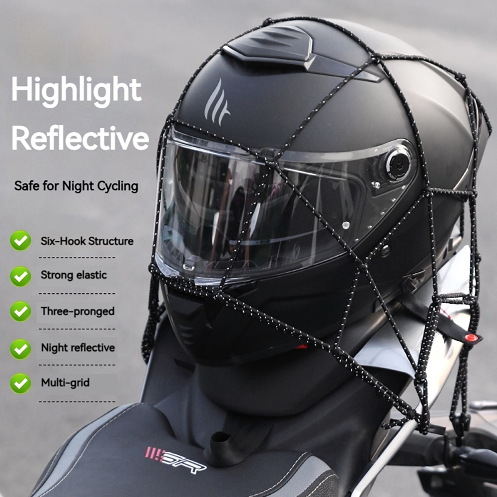 6 Hooks Luggage Net Protective - Motorcycle Gear Brands review and price
