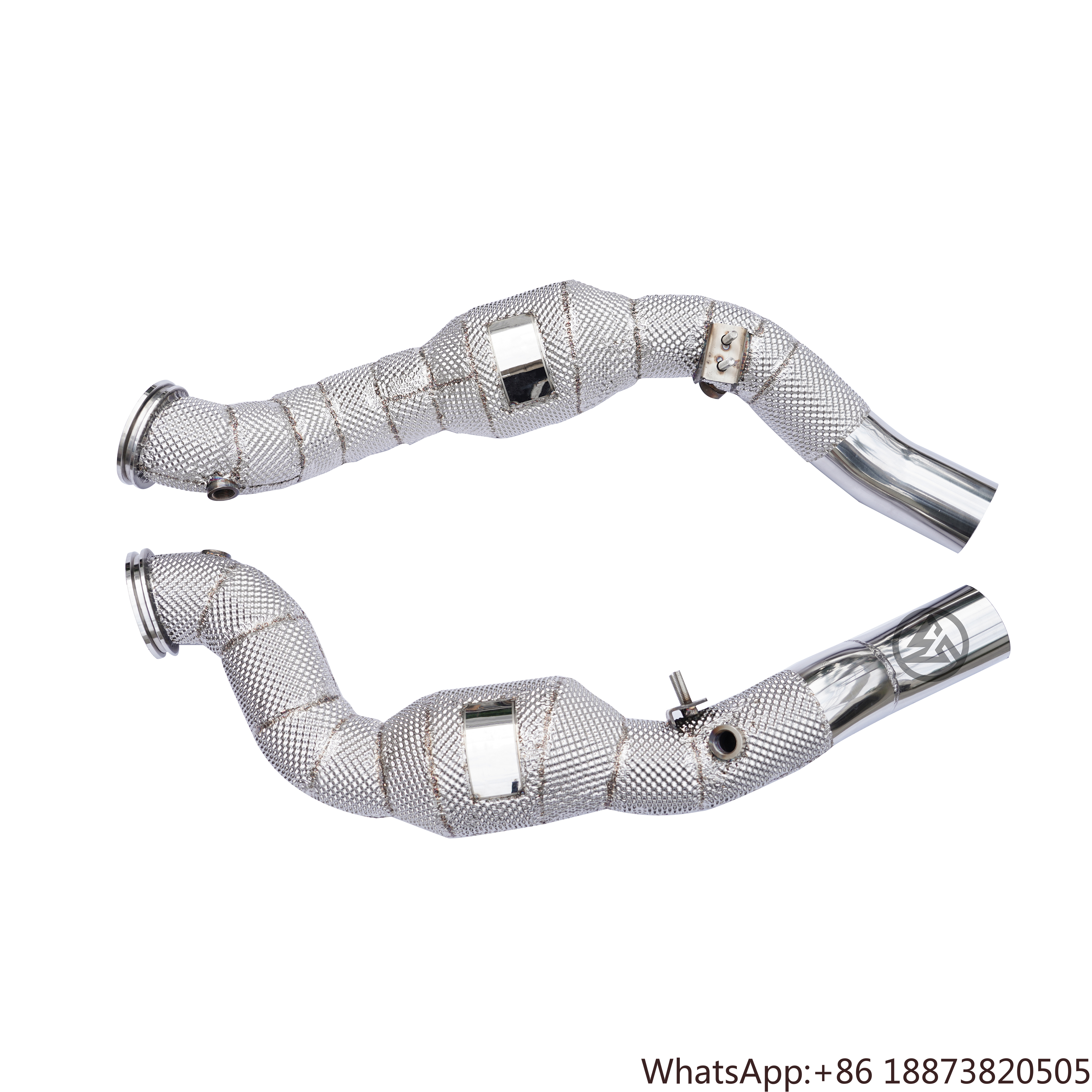 Hot Heat Wrapped Sport Downpip - Exhaust Wrap Titanium review and price