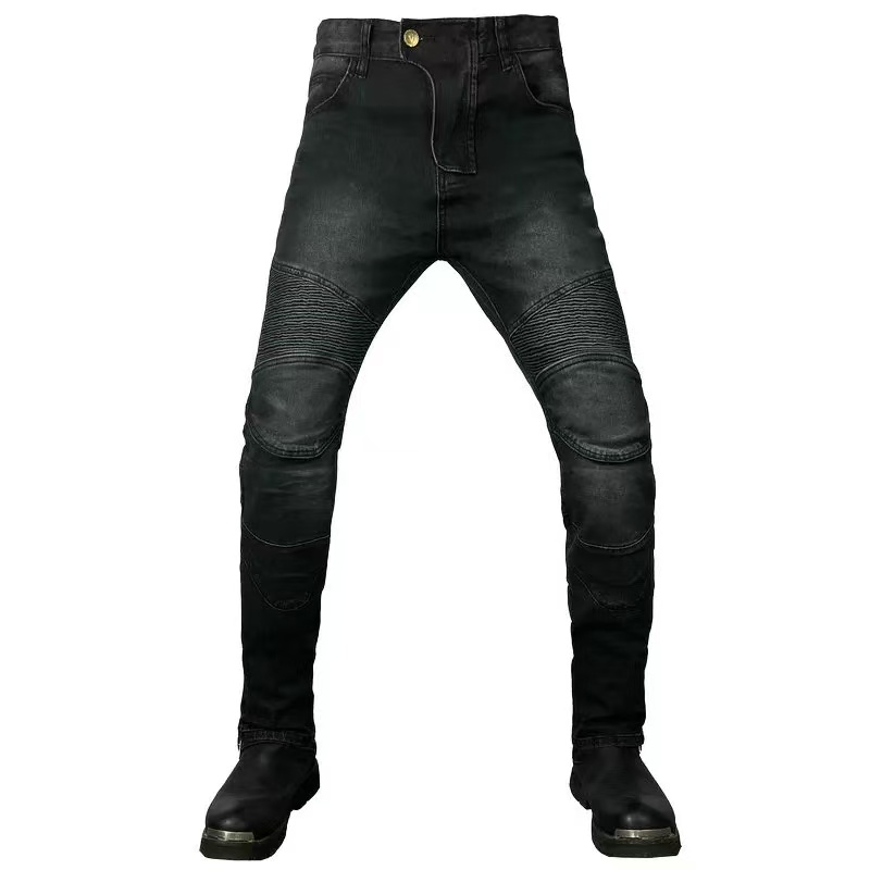 New Motocross Black Gray Pants - Motorcycle Gear Jeans review and price