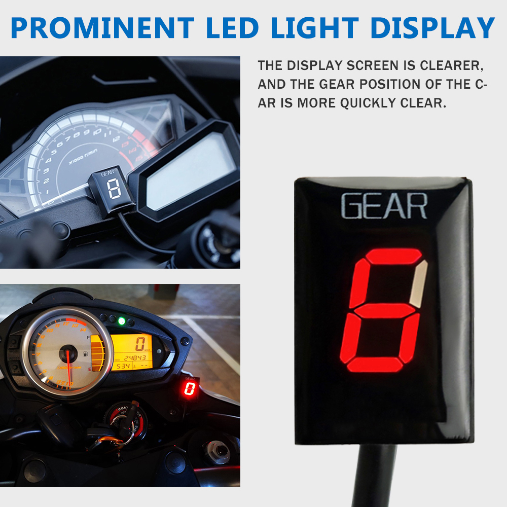 For Kawasaki ER6N ER-6F Z1000S - Gear Indicator Display review and price