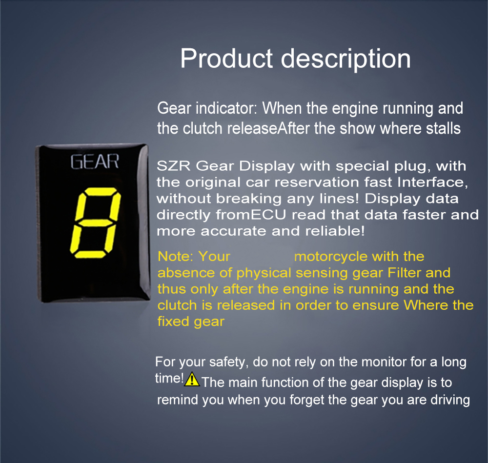 Motorcycle Gear Indicator For  - Gear Indicator Display review and price