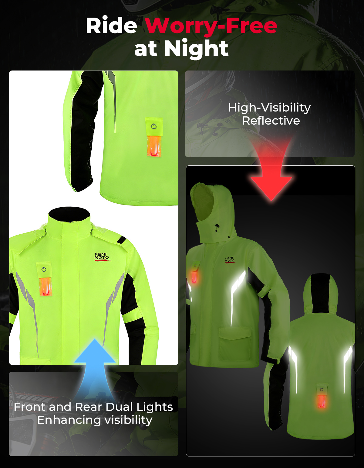 KEMIMOTO Unisex Waterproof Rai - Motorcycle Gear For Sale review and price