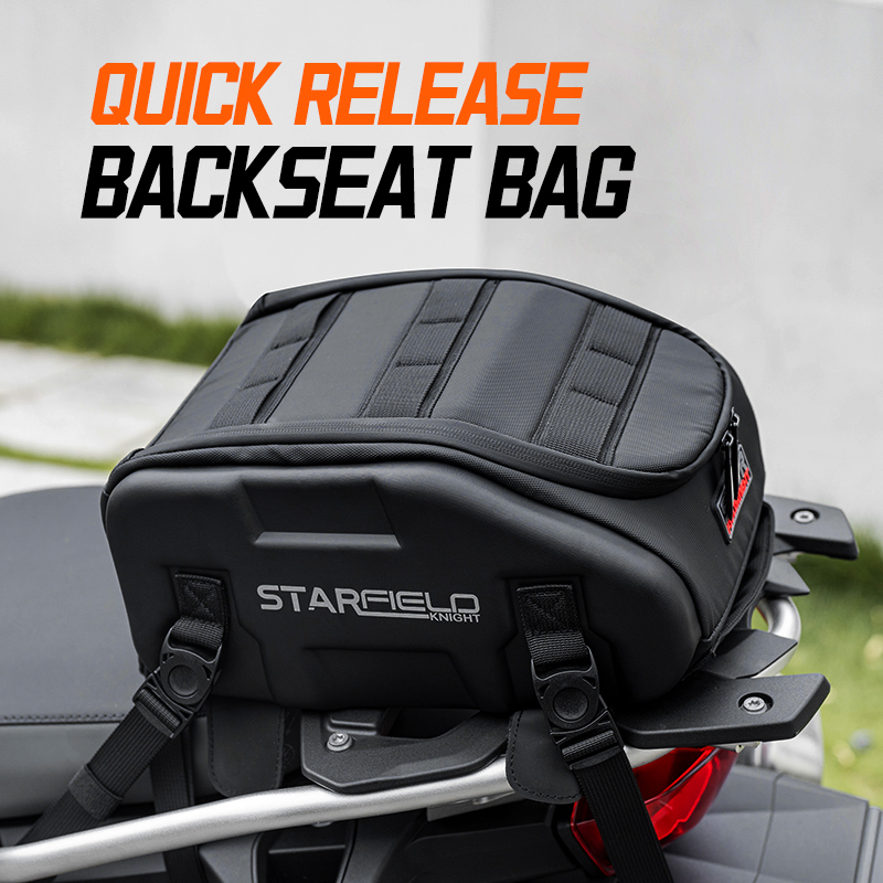 SFK Black Motorcycle Bag Front - Motorcycle Gear Wardrobe review and price