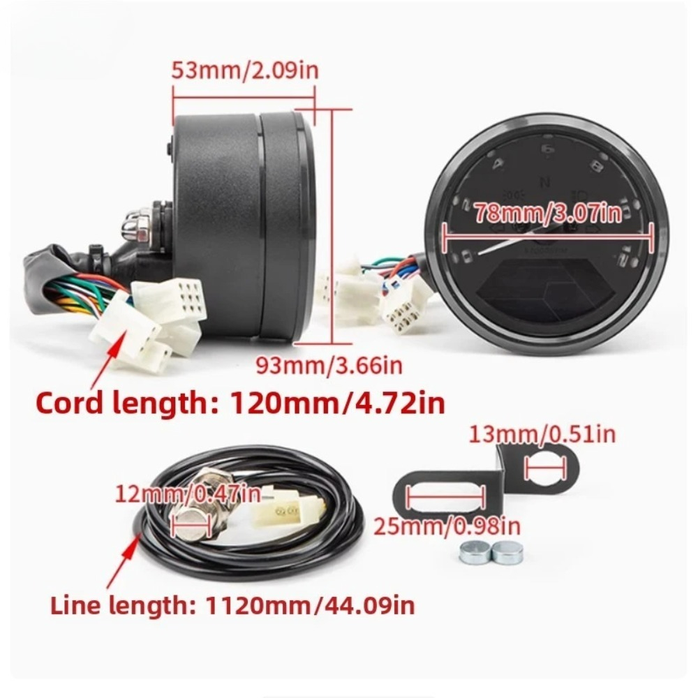 Universal Motorcycle Meter Spe - Gear Indicator Display review and price